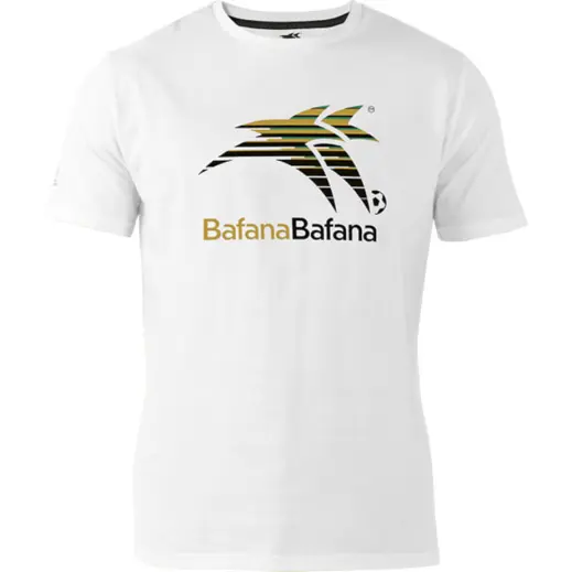Mens Soccer World Cup 160g Single Jersey Graphic Tee White